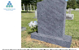 Custom Engraved Granite Headstones with Photo: Honoring Memories Forever