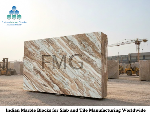 Indian Marble Blocks for Slab and Tile Manufacturing Worldwide
