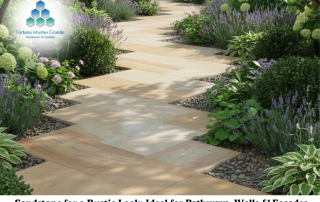 Sandstone for a Rustic Look: Ideal for Pathways, Walls & Facades