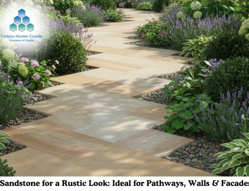 Sandstone for a Rustic Look: Ideal for Pathways, Walls & Facades
