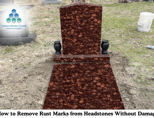 How to Remove Rust Marks from Headstones Without Damage