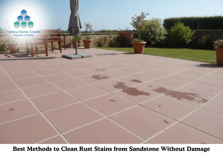Best Methods to Clean Rust Stains from Sandstone Without Damage