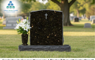 Granite Vase for Cemetery Monuments: A Timeless Tribute with Lasting Strength