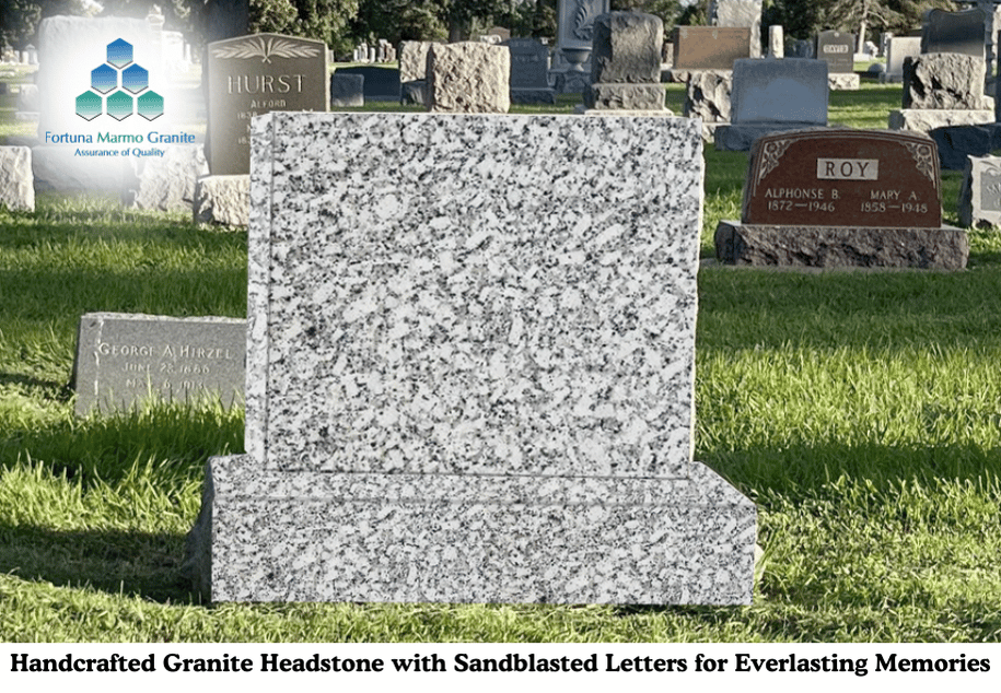 Handcrafted Granite Headstone with Sandblasted Letters for Everlasting Memories