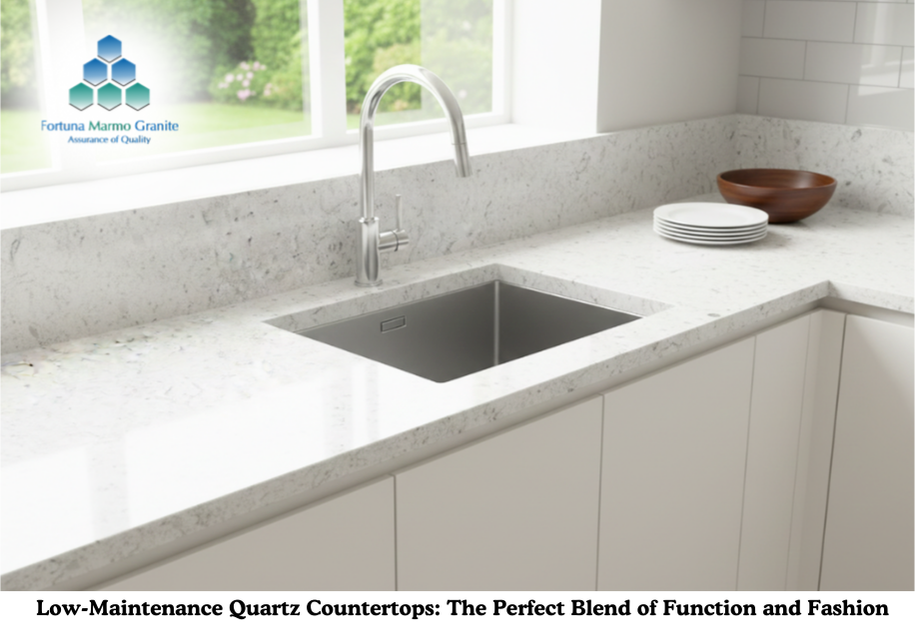 Low-Maintenance Quartz Countertops: The Perfect Blend of Function and Fashion