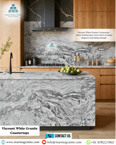 Viscount White Granite Countertops