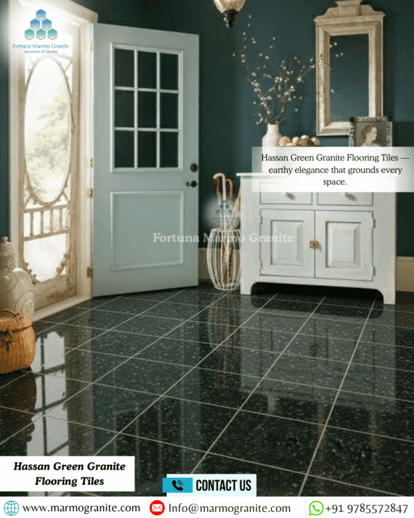 Hassan Green Granite Flooring Tiles