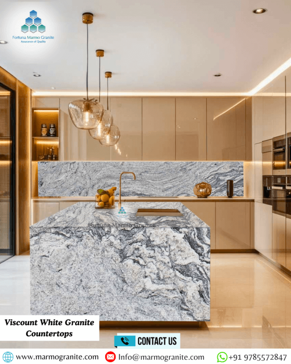 Viscount White Granite Countertops