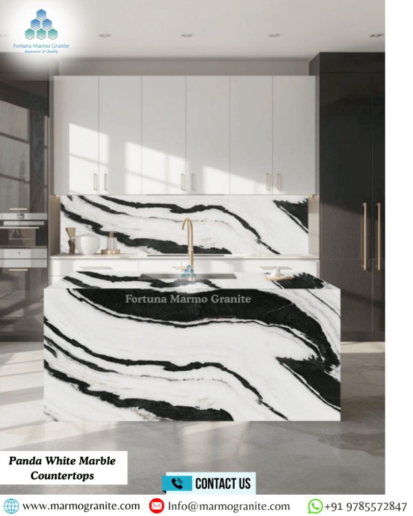 Panda White Marble Countertops