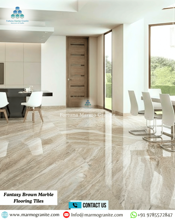 Fantasy Brown Marble Flooring Tiles