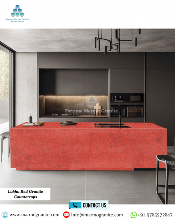 Lakha Red Granite Countertops