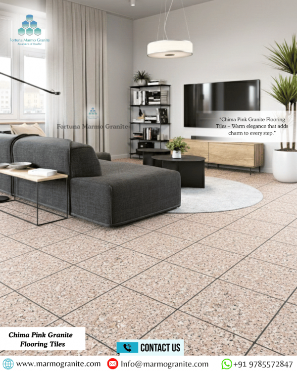 Chima Pink Granite Flooring Tiles