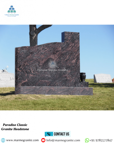 Paradiso Classic Granite Headstone
