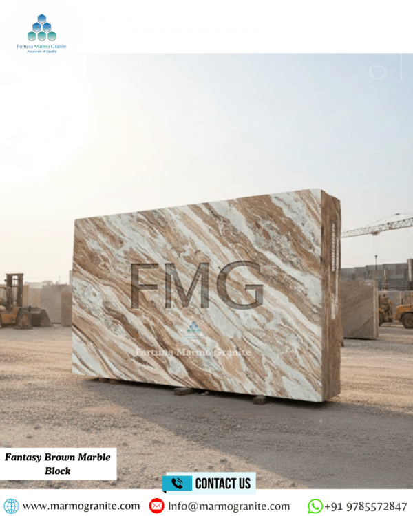 Fantasy Brown Marble Block