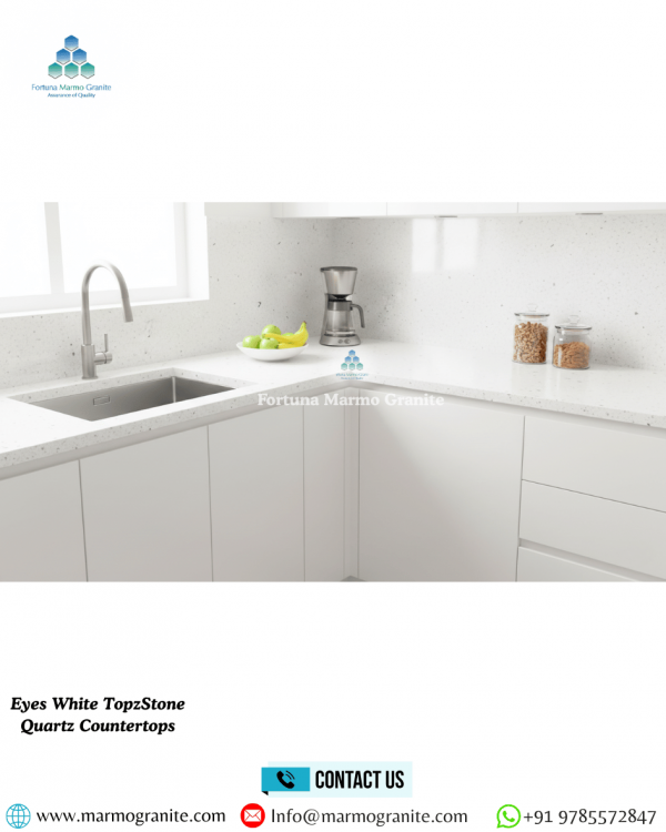 Eyes White TopzStone Quartz Countertops