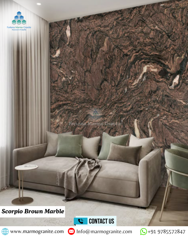 Scorpio Brown Marble