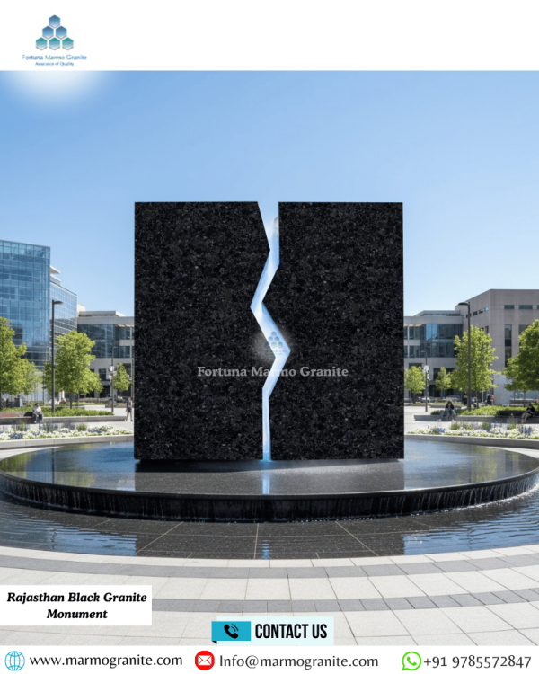 Rajasthan Black Granite Monument