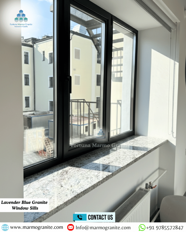 Lavender Blue Granite Window Sills