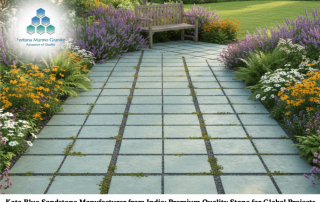Kota Blue Sandstone Manufacturer from India: Premium Quality Stone for Global Projects