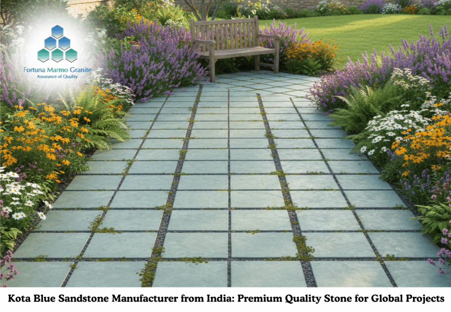 Kota Blue Sandstone Manufacturer from India: Premium Quality Stone for Global Projects
