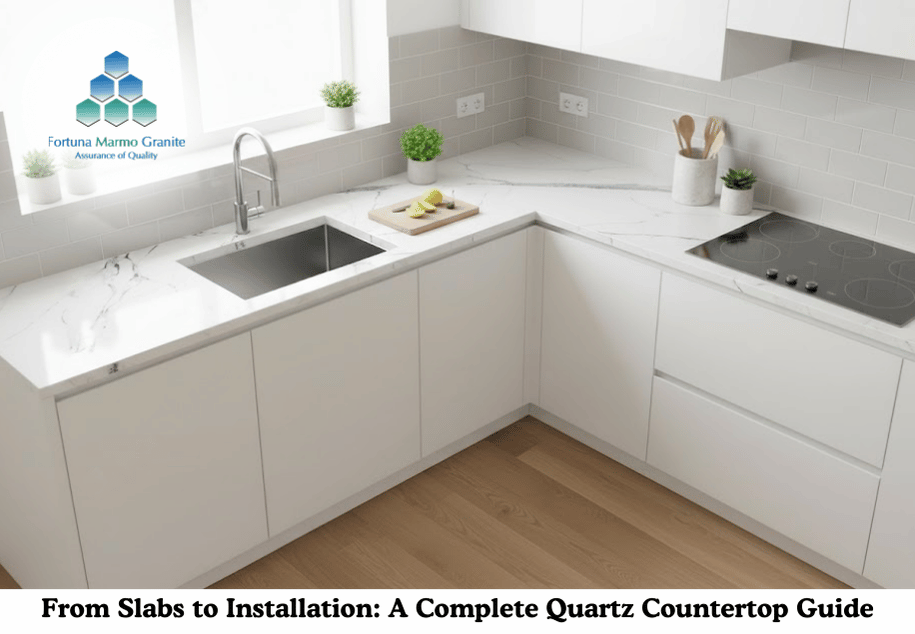 From Slabs to Installation: A Complete Quartz Countertop Guide