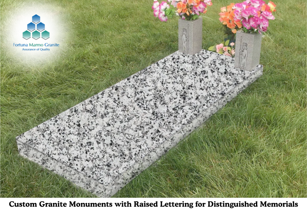 Custom Granite Monuments with Raised Lettering for Distinguished Memorials