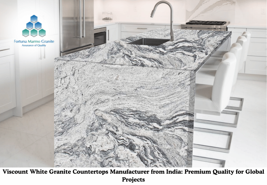 Viscount White Granite Countertops Manufacturer from India: Premium Quality for Global Projects
