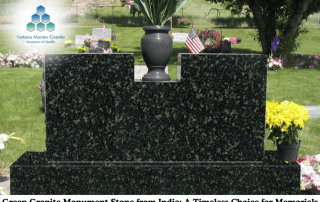 Green Granite Monument Stone from India: A Timeless Choice for Memorials