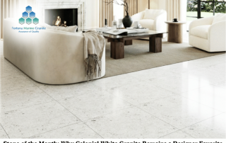 Stone of the Month: Why Colonial White Granite Remains a Designer Favorite