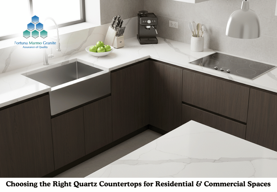 Choosing the Right Quartz Countertops for Residential & Commercial Spaces