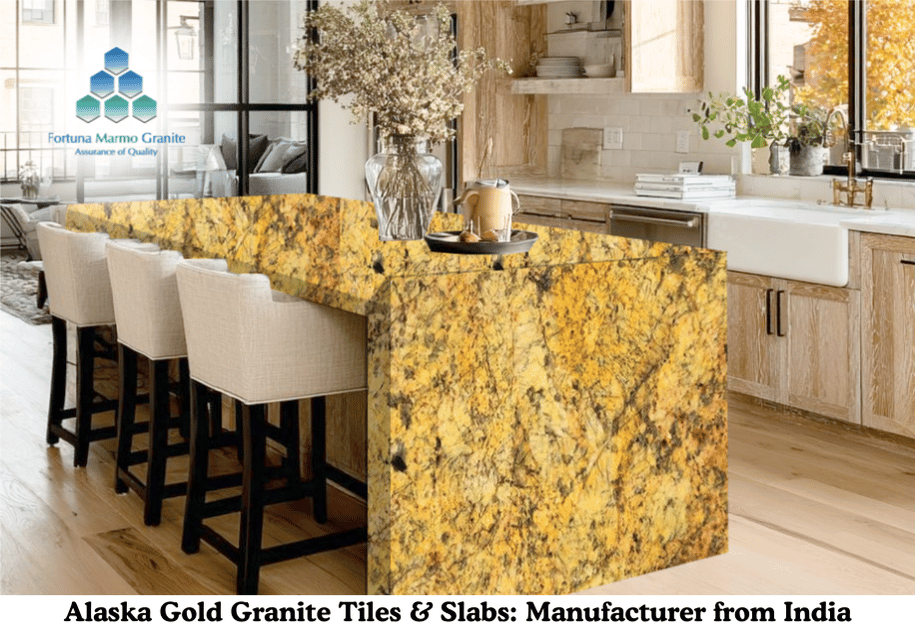 Alaska Gold Granite Tiles & Slabs: Manufacturer from India