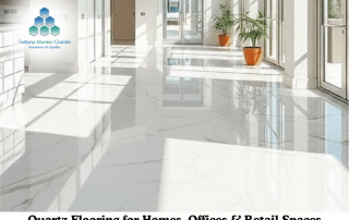 Quartz Flooring for Homes, Offices & Retail Spaces