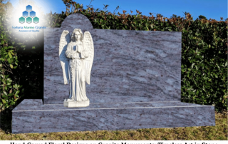 Hand-Carved Floral Designs on Granite Monuments: Timeless Art in Stone