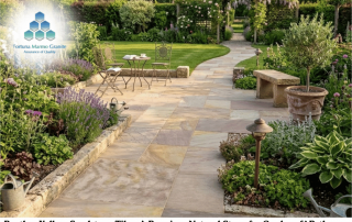 Panther Yellow Sandstone Tiles: A Premium Natural Stone for Gardens & Pathways