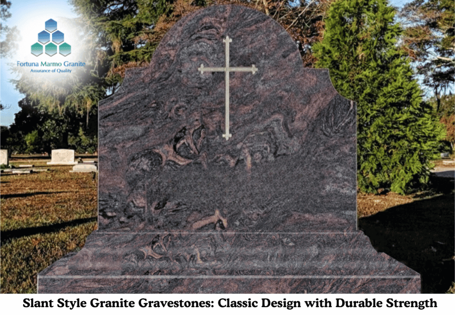 Slant Style Granite Gravestones: Classic Design with Durable Strength