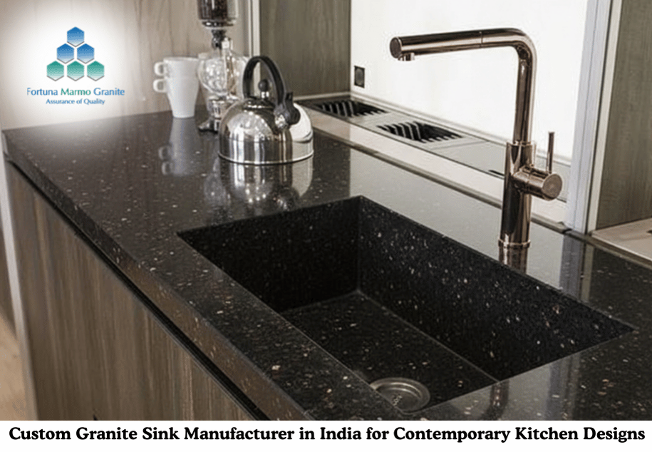Custom Granite Sink Manufacturer in India for Contemporary Kitchen Designs