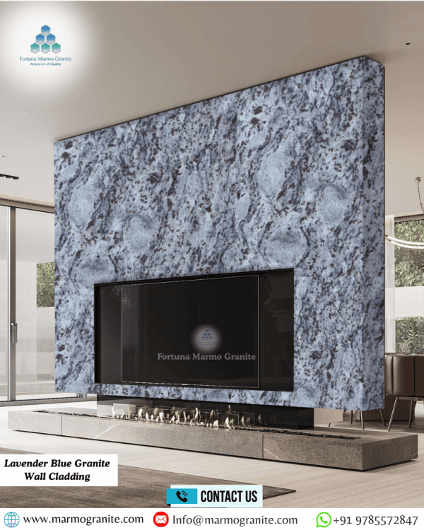 Lavender Blue Granite Wall Cladding