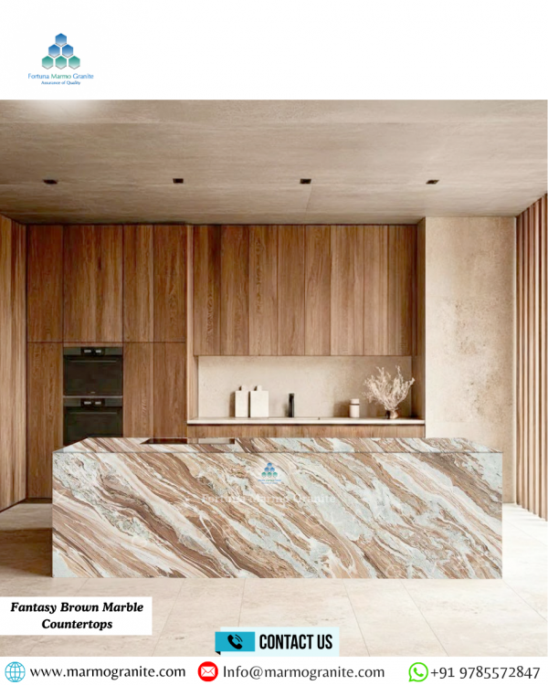 Fantasy Brown Marble Countertops