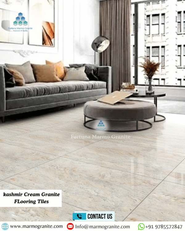 kashmir Cream Granite FLooring Tiles