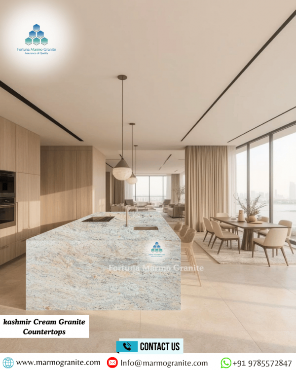 kashmir Cream Granite Countertops