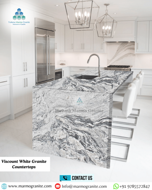 Viscount White Granite Countertops