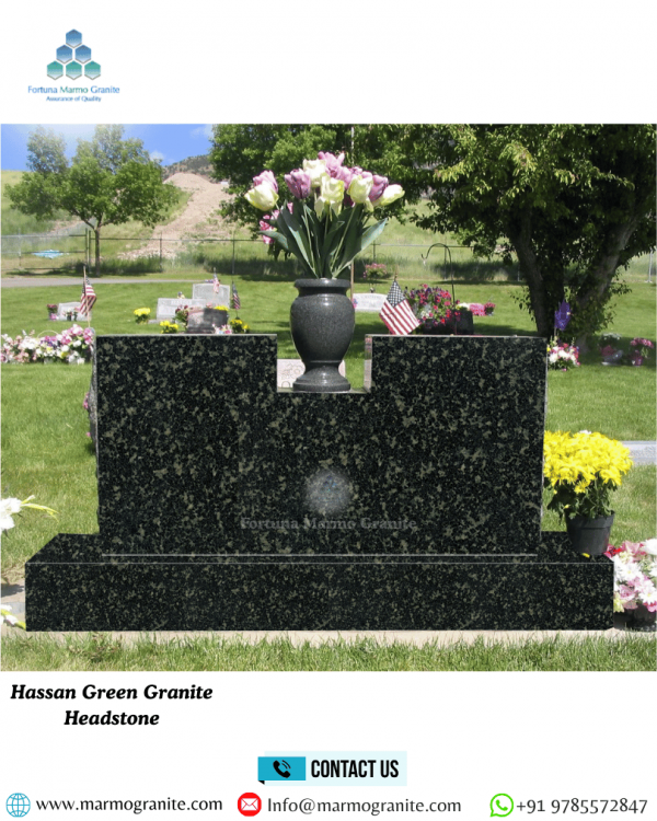 Hassan Green Granite Headstone Hassan Green Granite Headstone