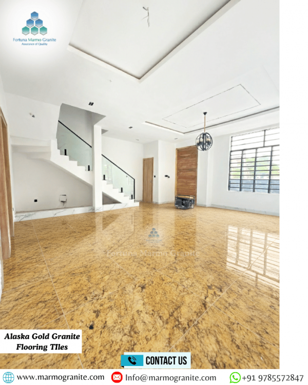 Alaska Gold Granite Flooring TIles