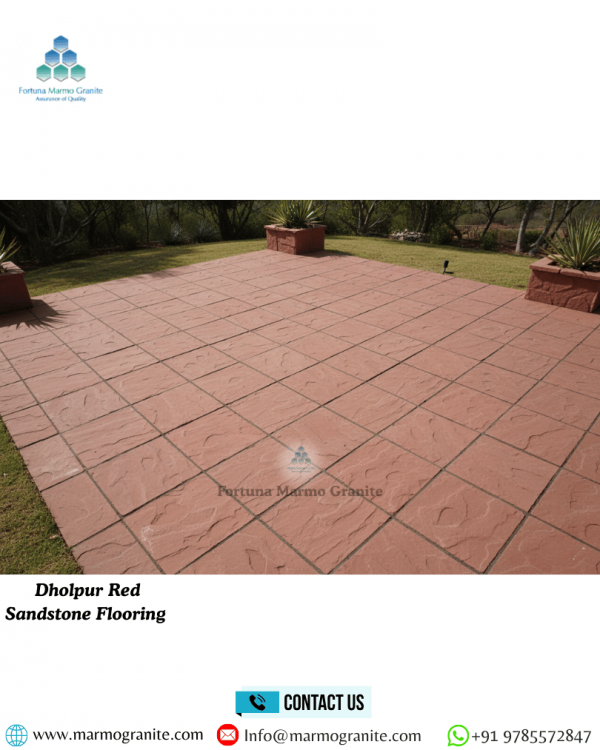 Dholpur Red Sandstone Flooring