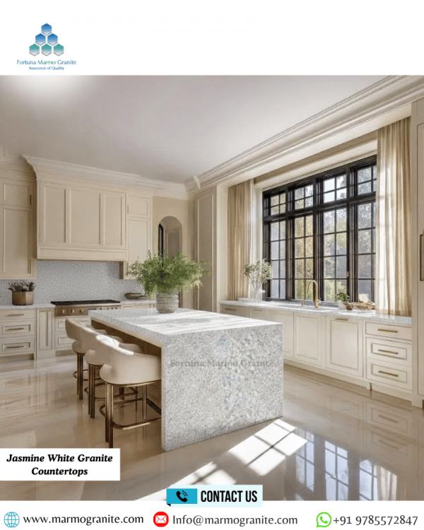 Jasmine White Granite Countertops