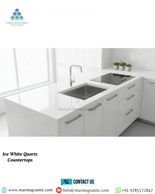 Ice White Quartz Countertops Ice White Quartz Countertops