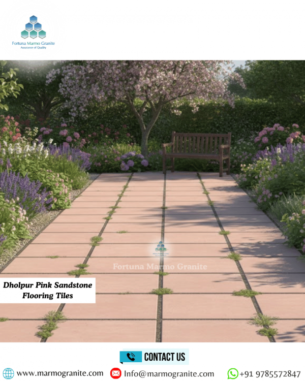 Dholpur Pink Sandstone Flooring Tiles Dholpur Pink Sandstone Flooring Tiles