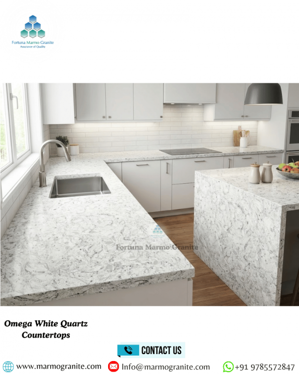 Omega White Quartz Countertops Omega White Quartz Countertops