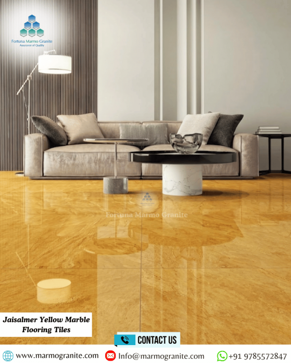 Jaisalmer Yellow Marble Flooring Tiles