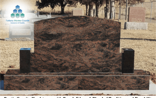 Rustic Granite Headstones with Rough Edges: A Blend of Tradition and Durability
